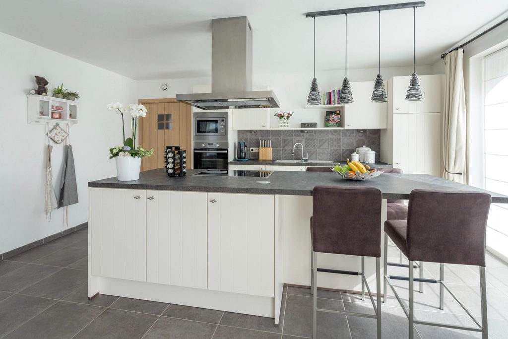 APARTAMENTO TIJUCA - Cozinha com ilha central